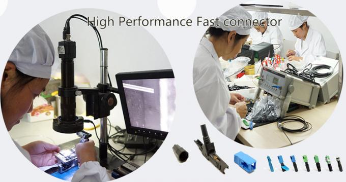 High Performance Sc Upc APC FTTH Optical Fiber Fast Connector