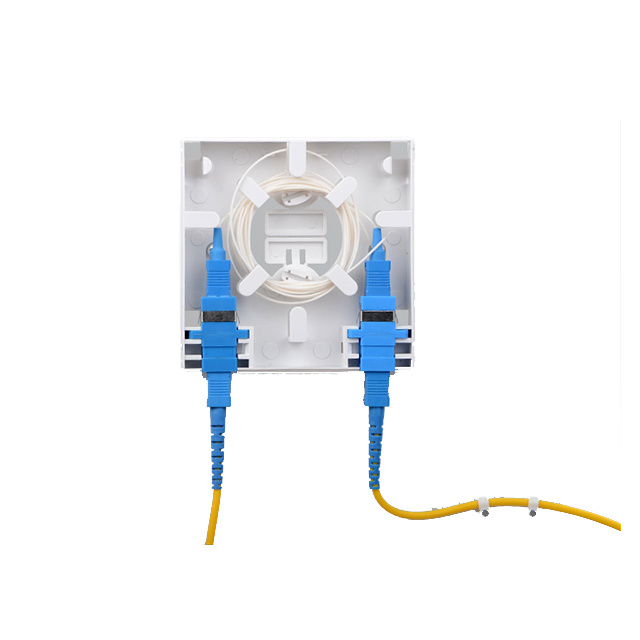 FTTH 2 Ports Fiber Optic CTO Box Socket Panel