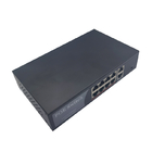 Stable Metal Case 10 Port Poe Switch 8 PoE 100Mbit Support Broadcast Storm Control