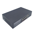 Stable Metal Case 10 Port Poe Switch 8 PoE 100Mbit Support Broadcast Storm Control
