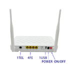 F609 V5.2 GPON ONU 4GE 1VOIP WIFI Optical Network Unit with 1.5A Power 2.4g wifi