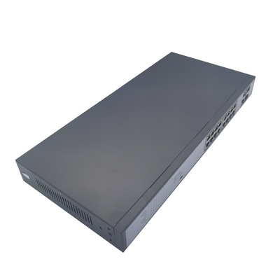 18 Ports Managed Fiber Switch 100 / 1000m SFP And 8 Ports 10 / 100 / 1000m Ethernet Ports