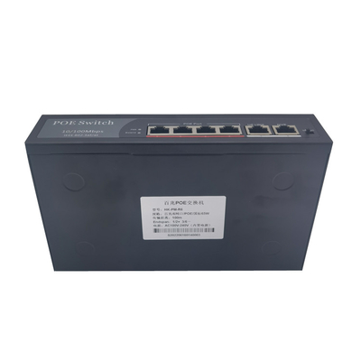 HK-4F 4 ports 100m PoE switch with 2 100m uplink