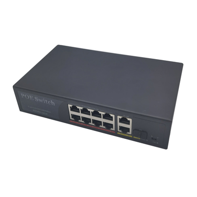 HK-8G  8 ports 1000m PoE switch with 2 1000m 1SFP uplink