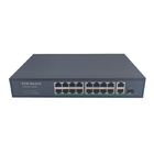 HK-16F 16 ports 100m PoE swtich  with 2 1000m 1 SFP uplink