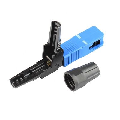 Square 60mm FTTH SC Fast Connect Fiber Connectors For Fiber Distribution Frame