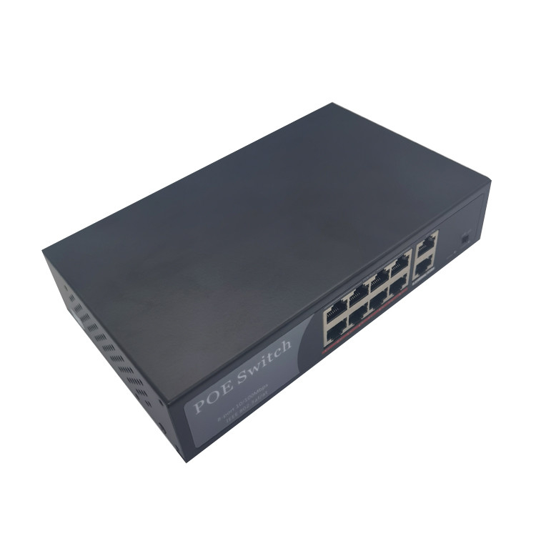 Network Dante PoE Switch 2.0 Gbps IEEE802.3at/af Standard fanless cooling