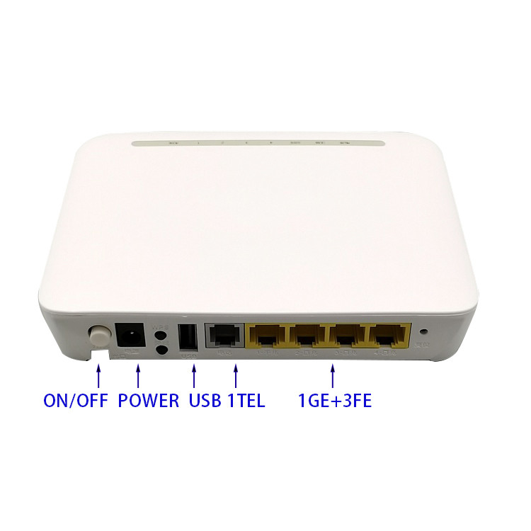 1GE 3FE 1TEL GPON ONU ONT FTTH Ethernet RJ45 Ports Dual Band Wifi Router