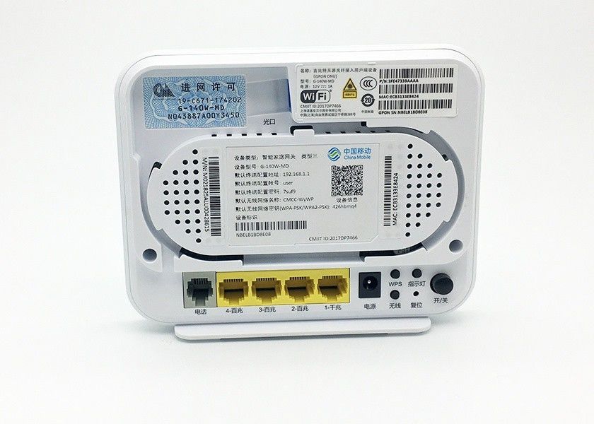 MTK Chips G-140W-MD NOKIA GPON ONU Router FTTH HGU 1GE 3FE 1TEL USB