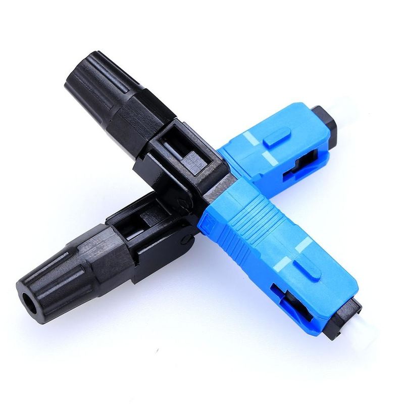 Laser 0.9mm 2.0mm 3.0mm LC Fiber Optic Fast Connector Type F For Network Equipment