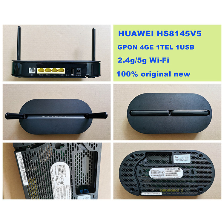 NEW onlineHS8145V5 for Huawei Ont dual frequency WIFI FTTH GPON ONU 4GE 1TEL AC WIFI